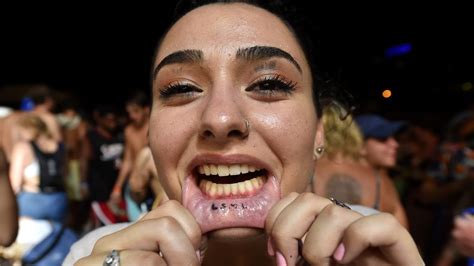 how long to wear inner lip tattoo.